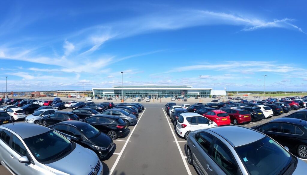 Dublin Airport Blue Parking