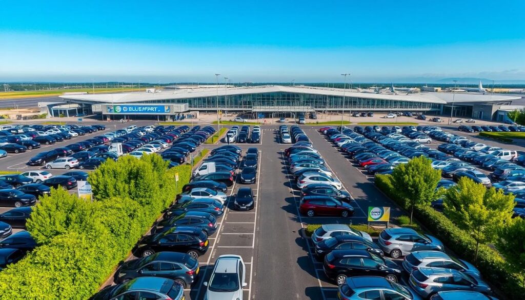 Dublin Airport Blue Parking